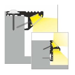 Profilo led STEP per gradini da 2 mt