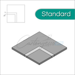 Angolo 90° per taglio di luce led integrato nel cartongesso
