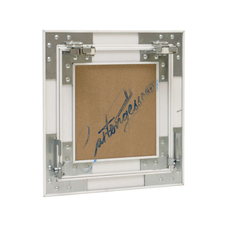 Botola Ispezione Cartongesso 20x20 Cm Con Telaio In Alluminio - Accessorio Per Manutenzione E Controlli - Foto 8