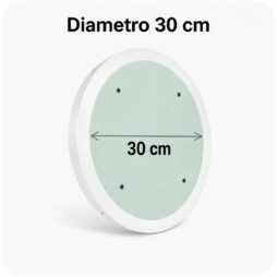 Botola di ispezione rotonda in cartongesso diametro 30 cm