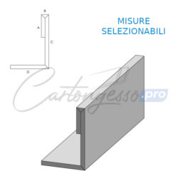 Cartongesso sagomato con bordo