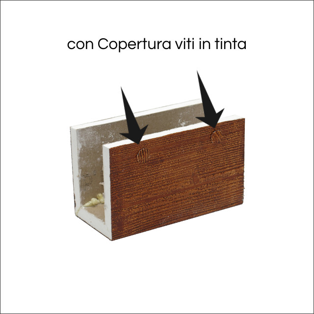 trave con copertura viti trave con copertura viti