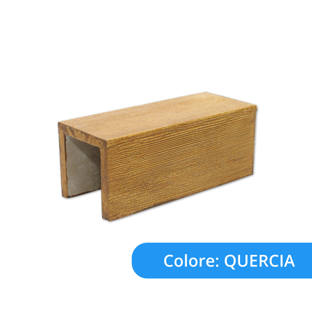 trave finto legno quercia