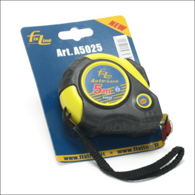 Flessometro gommato antiscivolo professionale con magneti - A5025