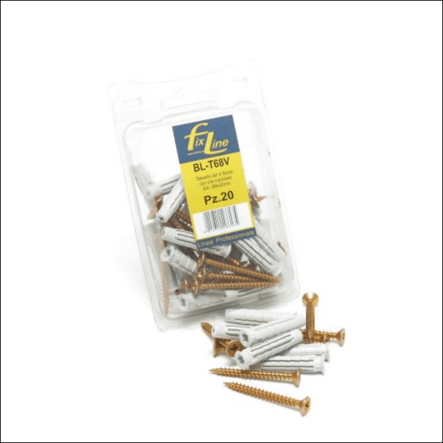 Tassello Jet in nylon con vite truciolare universale BL-T68V