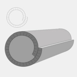 Cartongesso curvo, per soffitto e pareti, veletta curva - Lastra 2MT x 1MT