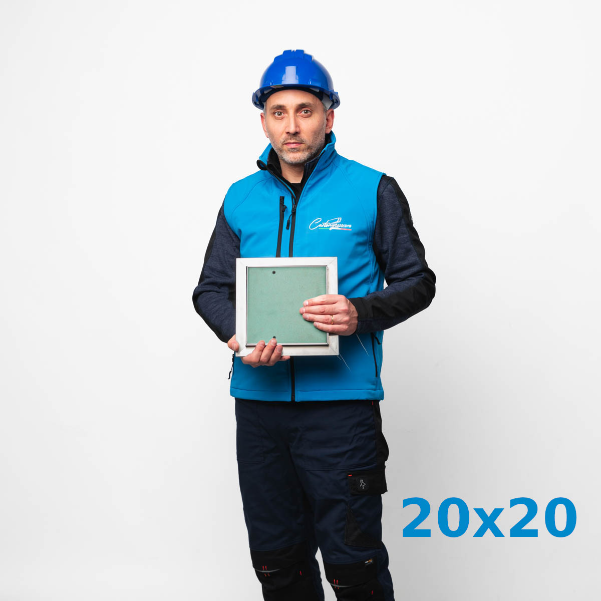 Botola Per Cartongesso FIX LINE 20x20 Cm - Accessorio Per Ispezione E Manutenzione Impianti - Foto 6