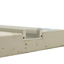 Taglio di luce in cartongesso PER ESTERNO, profilo alluminio integrato - immagine 3