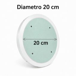 Botola di ispezione rotonda in cartongesso diametro 20 cm - immagine 1